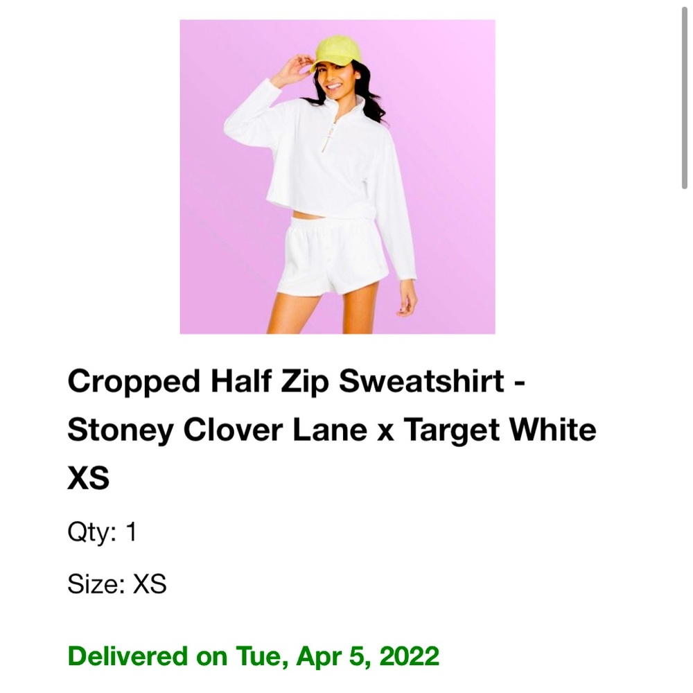 Stoney Clover x Target SOLD OUT cropped Terry top